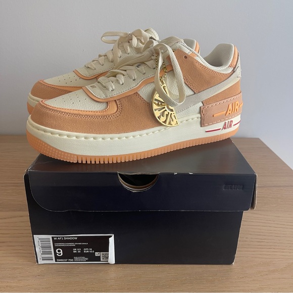 Nike Shoes - Nike Air Force 1 Shadow sisterhood in cashmere and Cream 9 streetwear orange